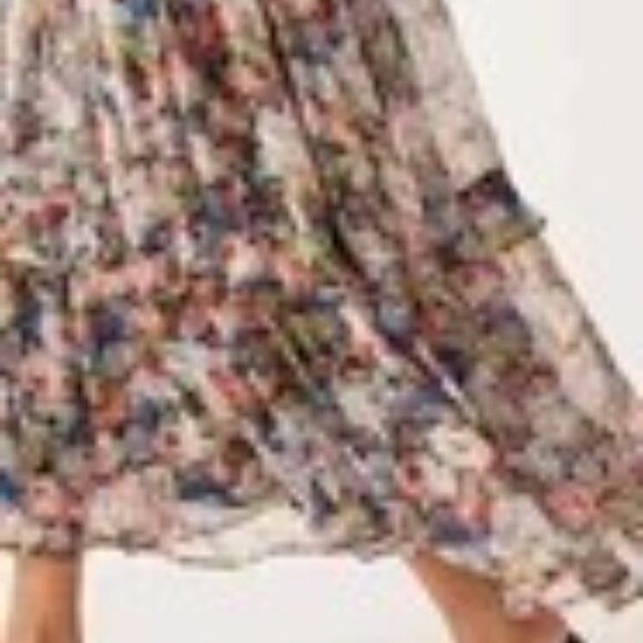 Anthropologie The Marais Printed Chiffon Maxi Dress 3xl - Picture 2 of 6